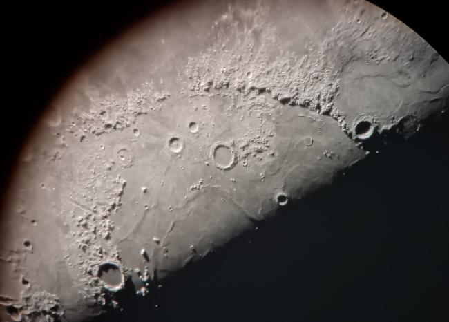 Lune, in Mare Imbrium, 14 janv. 2019. 