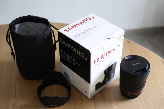 SAMYANG 16mm f/2.0 monture Canon