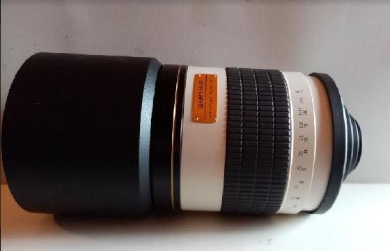 TELEOBJECTIF SAMYANG - FOCALE= 800 mm