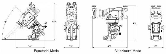 MONTURE AZ-EQ6 PRO GO-TO alt-azimutale et equatoriale