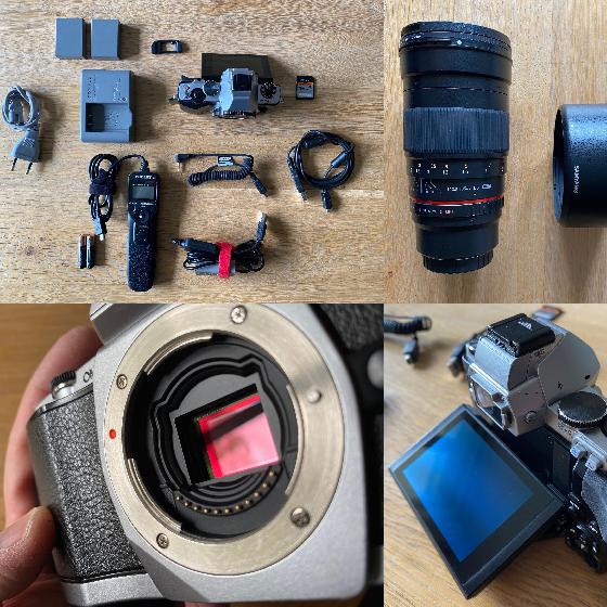 Olympus em5 - Samyang 135mm - accessoires