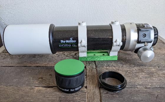 Lunette Skywatcher 72ED + correcteur/reducteur dédié