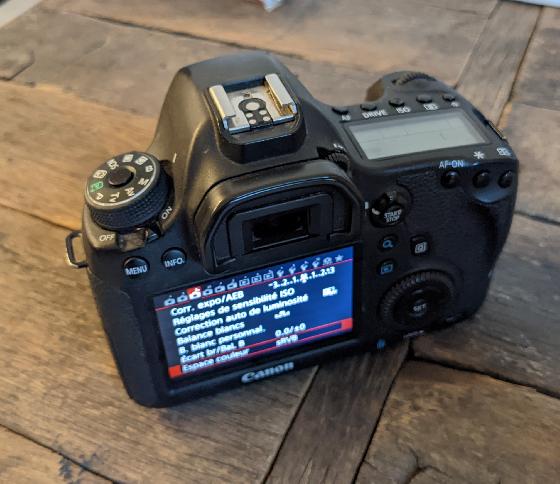 Canon 6D défiltré partiel