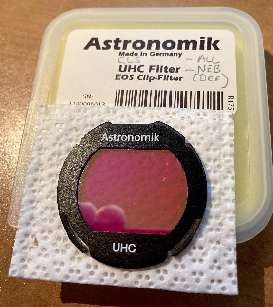 Filtres-clip Astronomik UHC + CLS pour Canon EOS