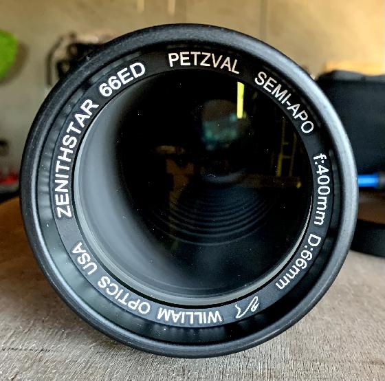 Lunette William Optics ZS66 Petzval, correcteur intégré