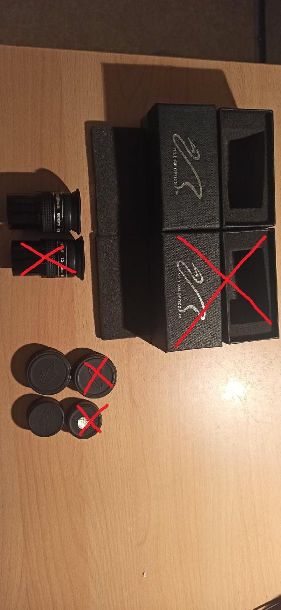 Vends oculaire William Optics SWAN 15mm 72° pour 65 euros à débattre (valeur neuve : 109 euros)