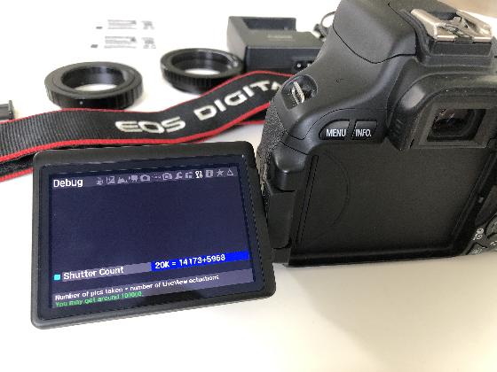 Eos 600S defiltré partiel+accessoires 