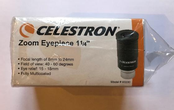 Celestron oculaire ZOOM 8 - 24 (NEUF)