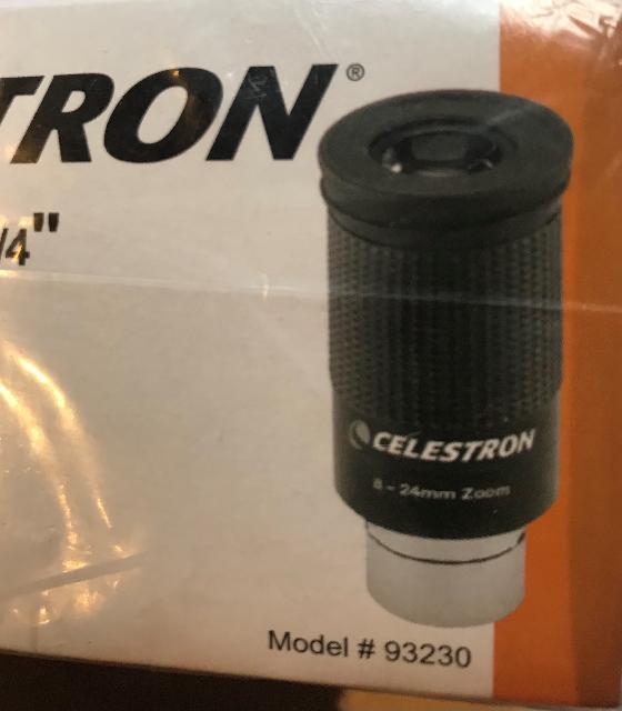 Celestron oculaire ZOOM 8 - 24 (NEUF)