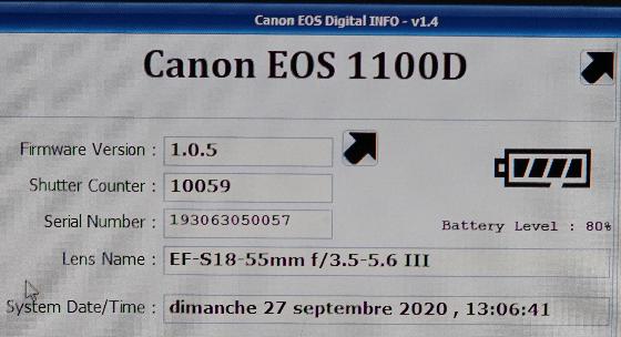 Pack Canon 1100D défiltré total + CLS-CCD + Accessoires
