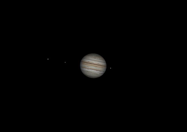 JUPITER et 3 SATELLITES