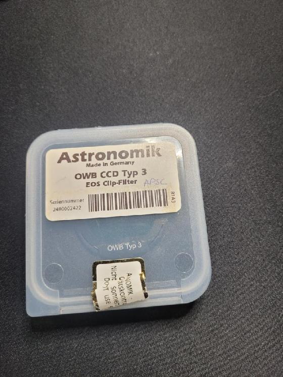 Filtre clip Astronomik OWB CCD