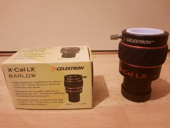 Lentille de Barlow x2 Celestron X-Cel LX