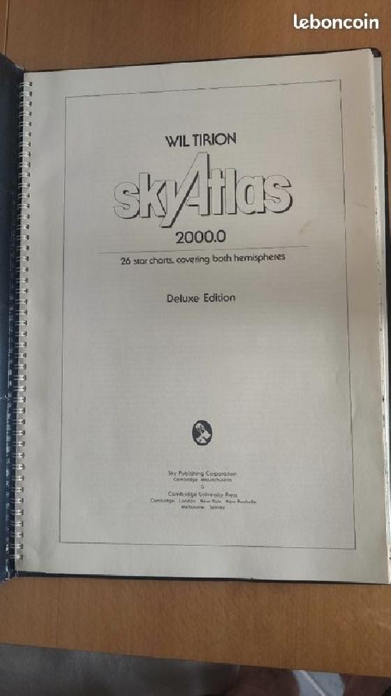 Sky Atlas 2000.0 Wil Tirion 1989