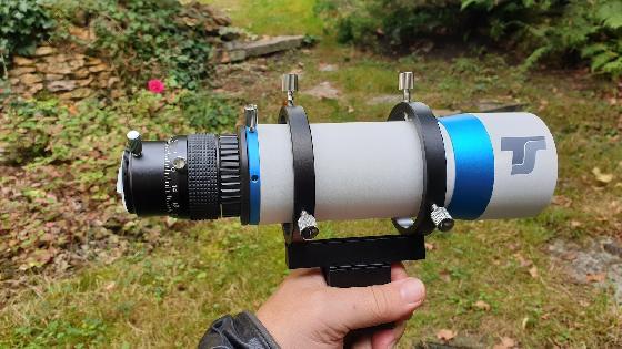 Lunette guide TS 60mm "Deluxe" avec focuser hélicoïdal