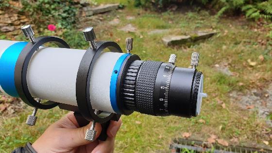 Lunette guide TS 60mm "Deluxe" avec focuser hélicoïdal