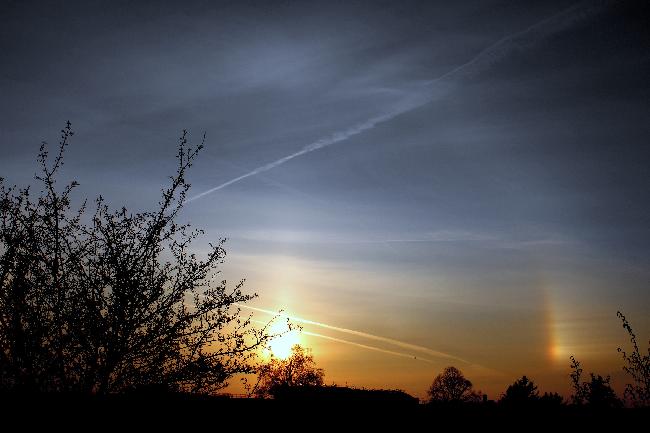 Petit halo solaire du 24/03/2021