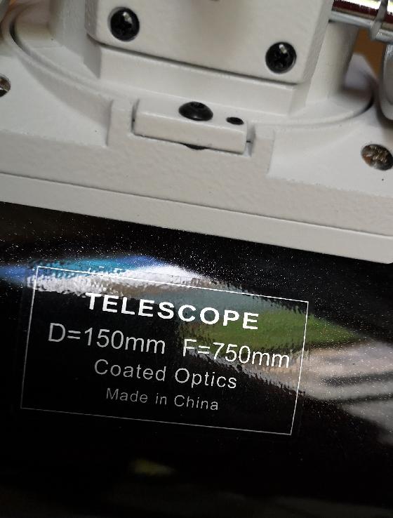 TELESCOPE 150/750 avec monture NEQ5