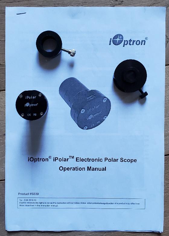 iOptron iPolar Viseur polaire adapter pour HEQ5 monture