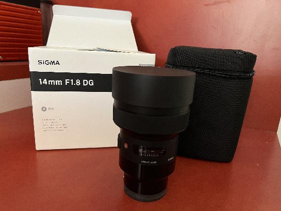 Objectif Sigma 14mm f/1.8 DG HSM Art Sony monture FE