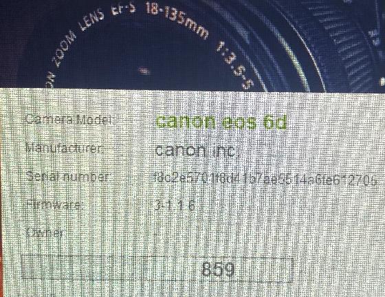 Eos 6d defiltré partiel comme neuf