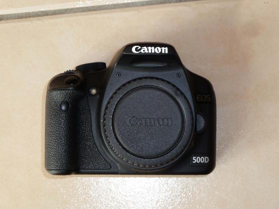 CANON 500D défiltré partiel TBE et ses accessoires