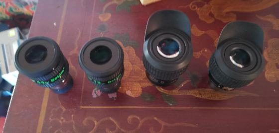 Oculaires nikon sw et televue delite 