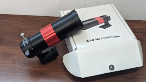 Mini lunette guide ZWO 30/120 mm