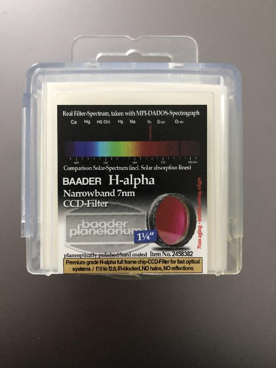 Filtre BAADER H-alpha 7nm 