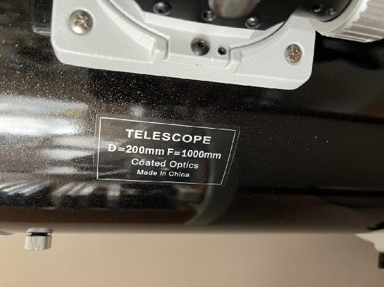 Télescope newton 200/1000 Skywatcher Fd5