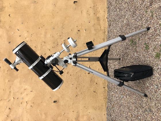 Skywatcher 150/750, EQ3, Go-To, Batterie avec spot