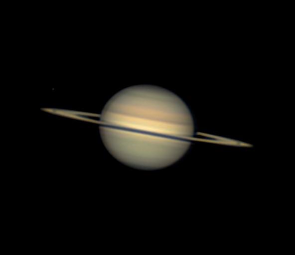 Saturne 10 aout 2024 (couleur réaliste)