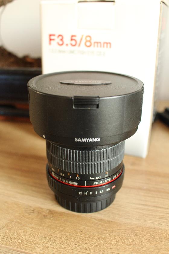 Objectif SAMYANG F3.5/8mm UMC FishEye CS II / Monture Canon