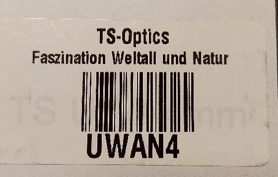 Oculaire TS-Optics 4mm UWA 82°