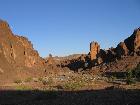 Lever de Soleil dans les Gorges de Tislit (Maroc)