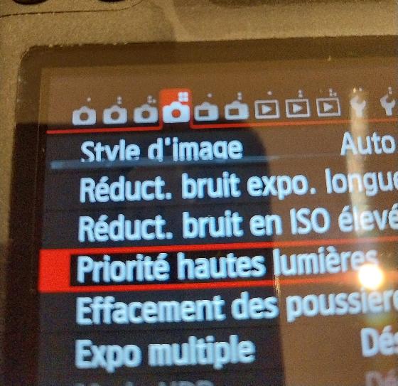 Ligne écran LCD