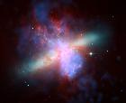 M82 Hubble, Chandra