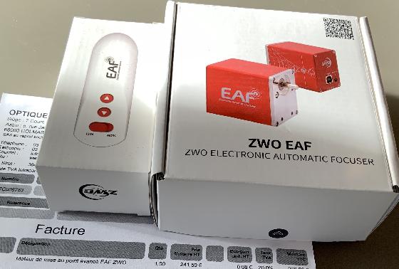 Moteur de mise au point avancé EAF ZWO