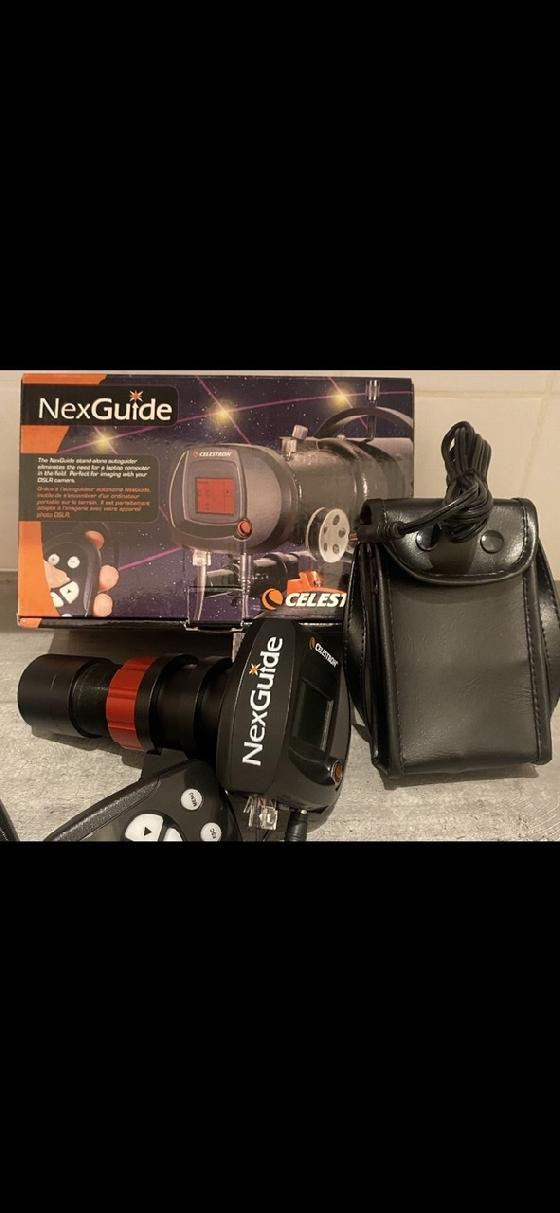 Caméra guidage NEXGUIDE Celestron + lunette de guidage 