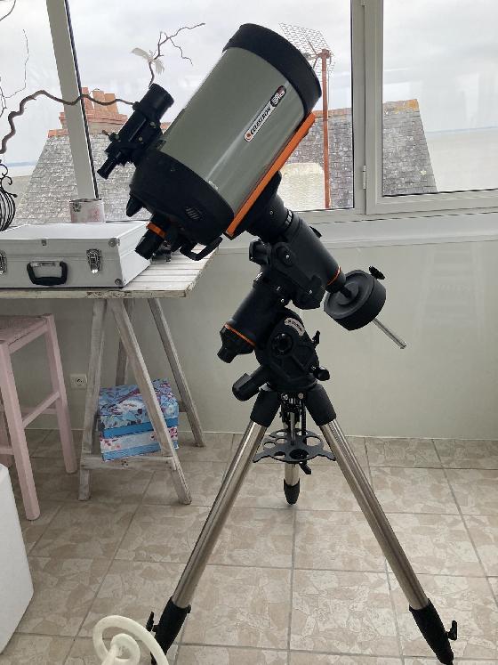 Vente télescope  Célestron C8 edge hd et monture CGEM II