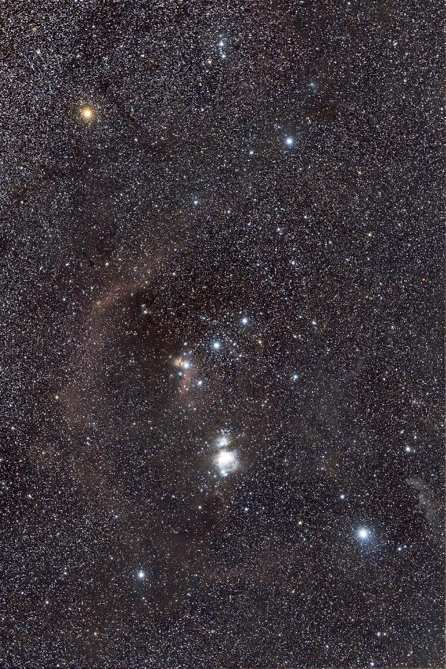 La constellation d’Orion et ses nébuleuses