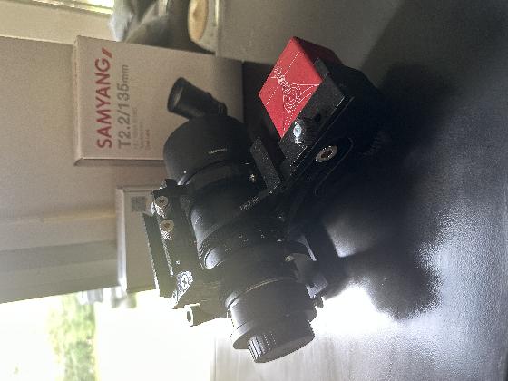 Samyang 135 complet avec focuser