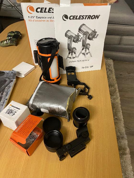 A vendre celestron C6 se goto avec de nombreux accessoires