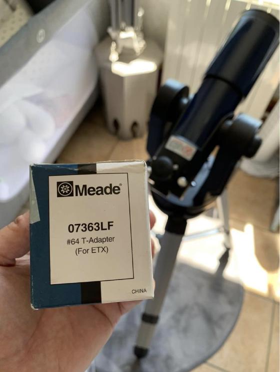 Télescope réfracteur modèle Meade ETX-80 Observer avec fonction go to, état neuf