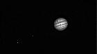 Jupiter . Ganymede,Europe, Io et son ombre.