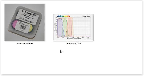 Set 4 Filtres L-RVB-2C 1 1/4 Astronomik