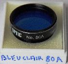 FILTRE sky optic  N°80 A BLEU CLAIR TB