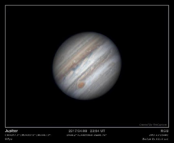 Jupiter du 09/04/2017