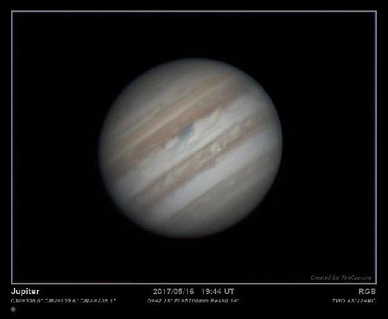 Jupiter du16/05/2017