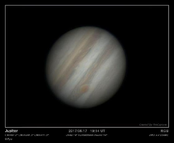 Jupiter du17/05/2017